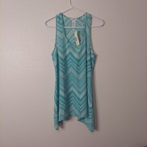 Chevron Patterned Tank Top